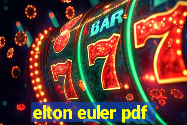 elton euler pdf